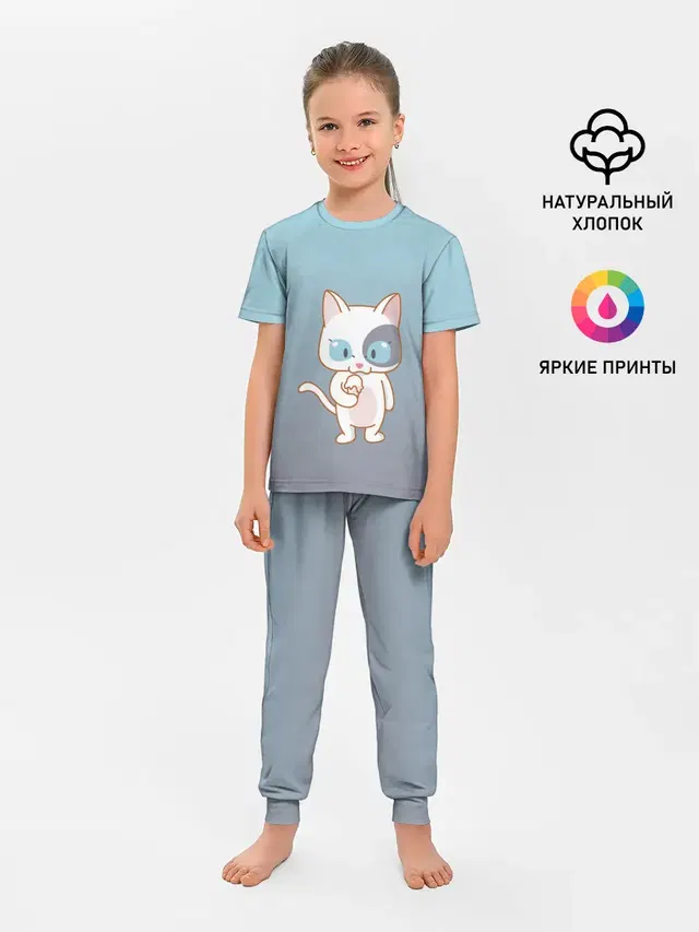 Детская пижама с брюками