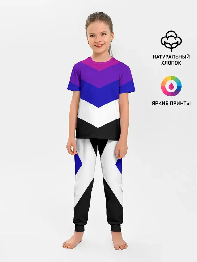 Детская пижама с брюками