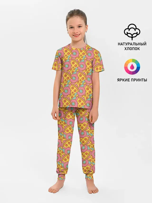 Пицца и пончики