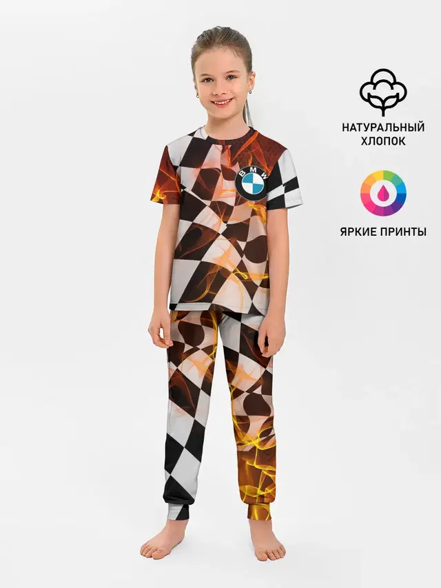 Детская пижама с брюками