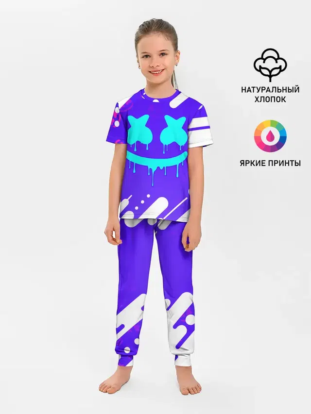Детская пижама с брюками