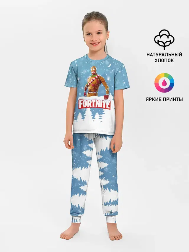 Детская пижама с брюками
