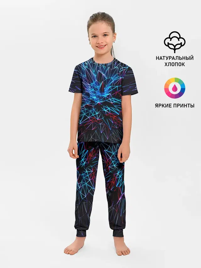Детская пижама с брюками