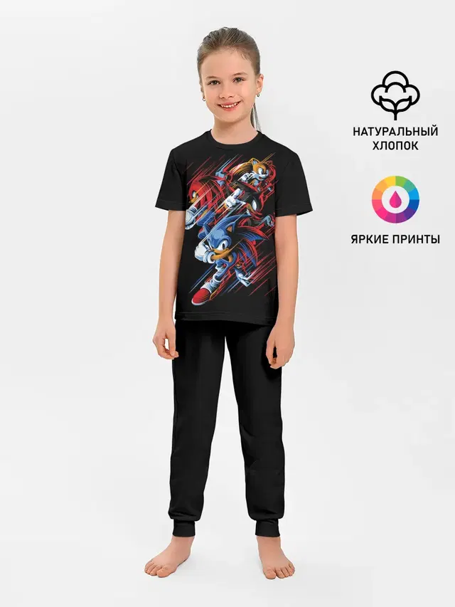 Детская пижама с брюками
