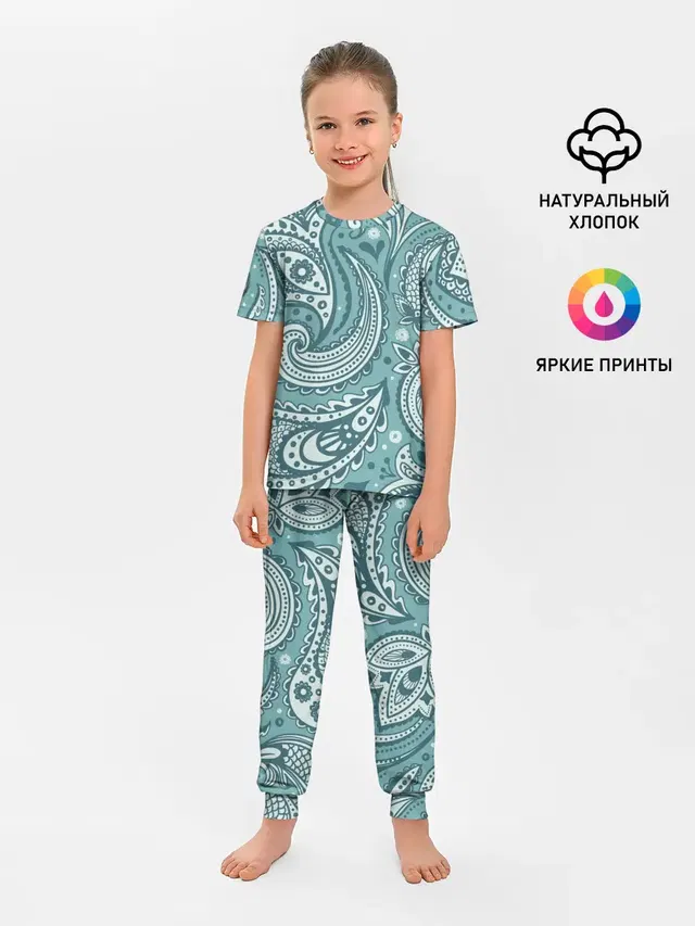 Детская пижама с брюками