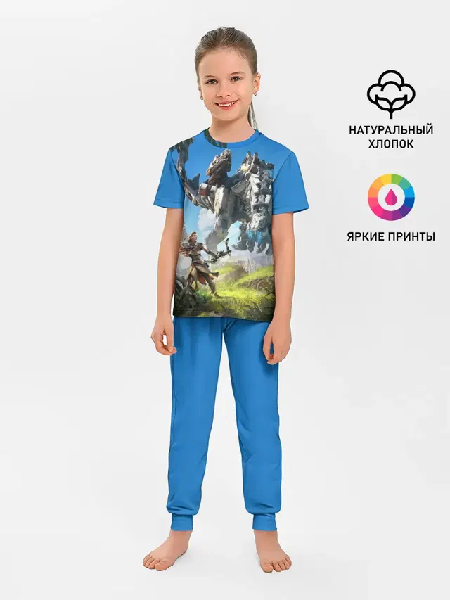 Детская пижама с брюками