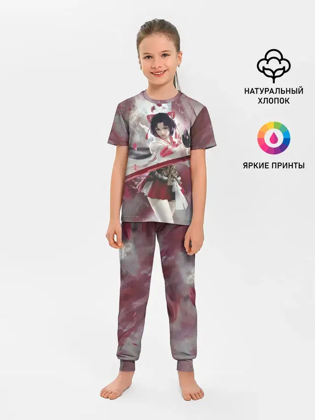 Детская пижама с брюками