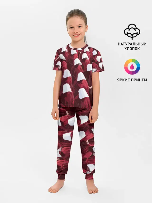 Детская пижама с брюками