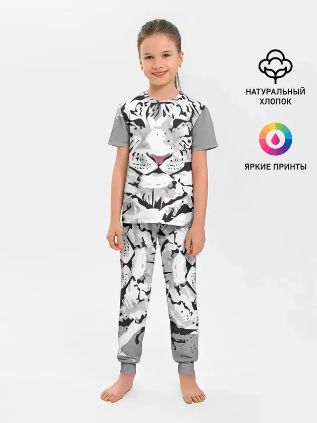 Белый снежный тигр
