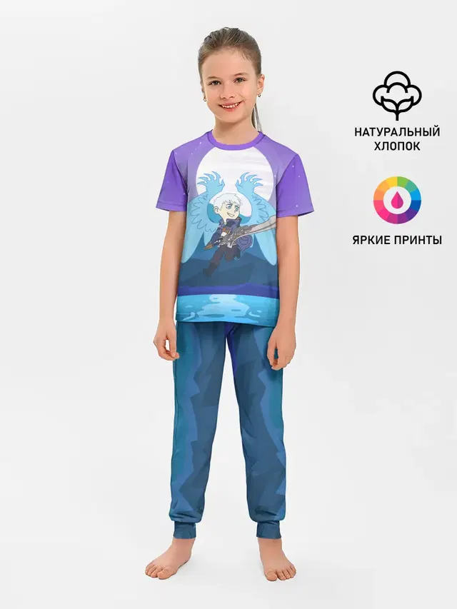 Детская пижама с брюками
