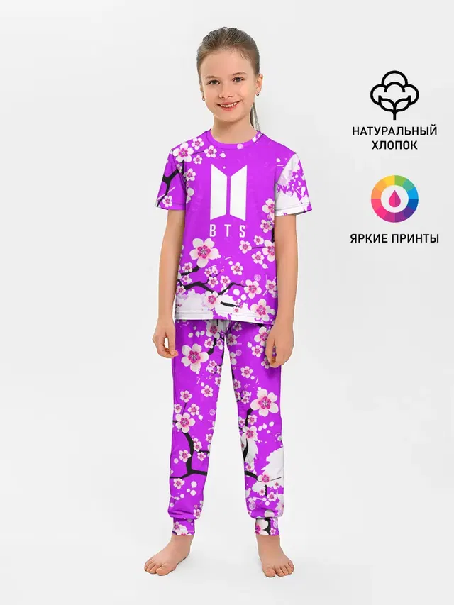 Детская пижама с брюками