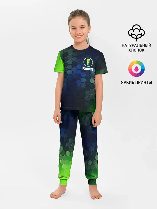 Детская пижама с брюками