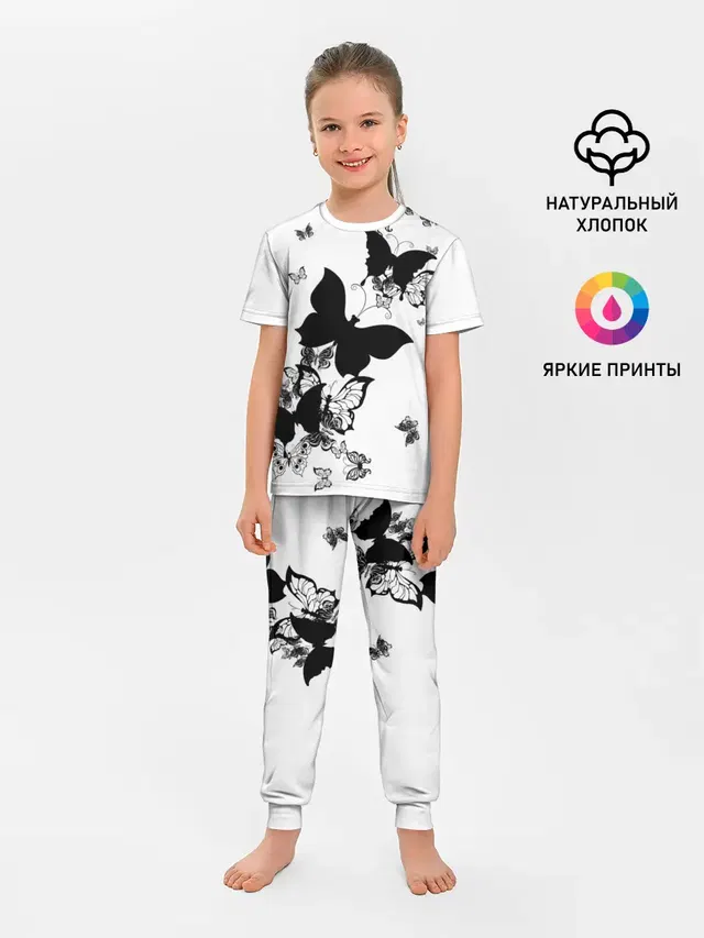 Детская пижама с брюками