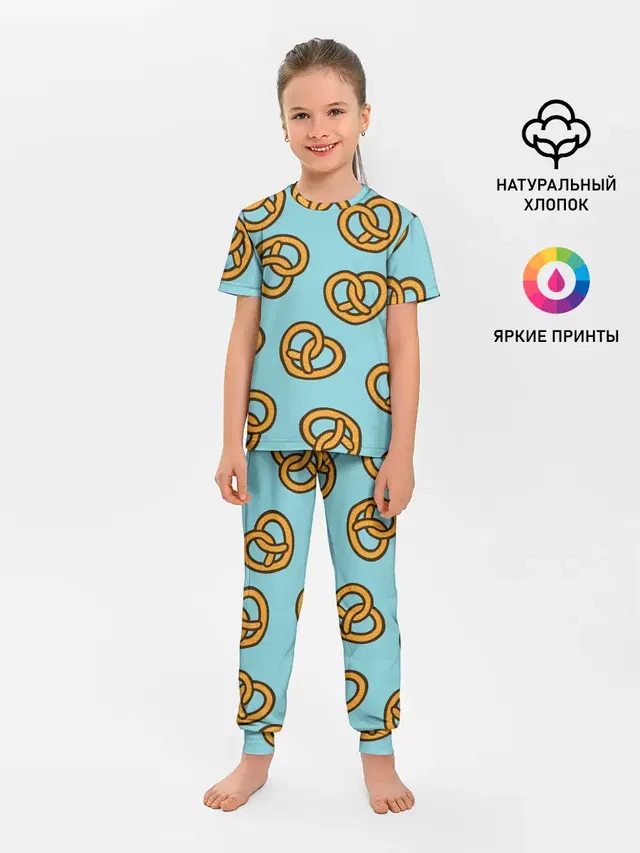 Детская пижама с брюками