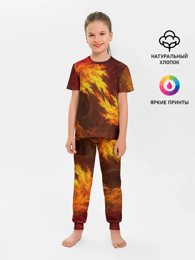 Детская пижама с брюками