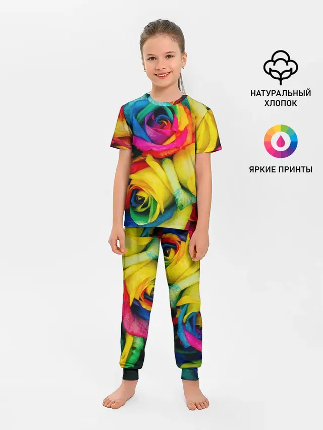 Детская пижама с брюками