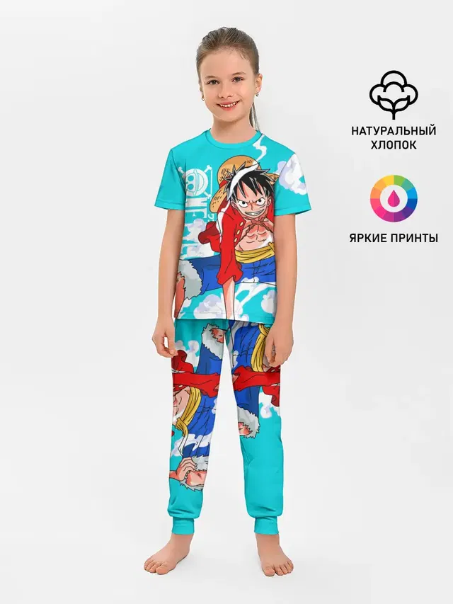 Детская пижама с брюками