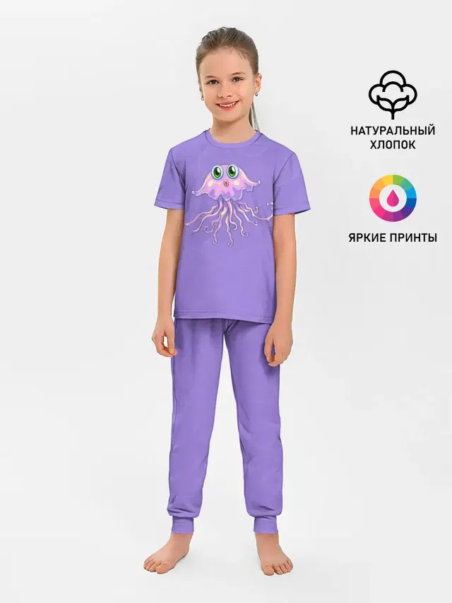 Детская пижама с брюками