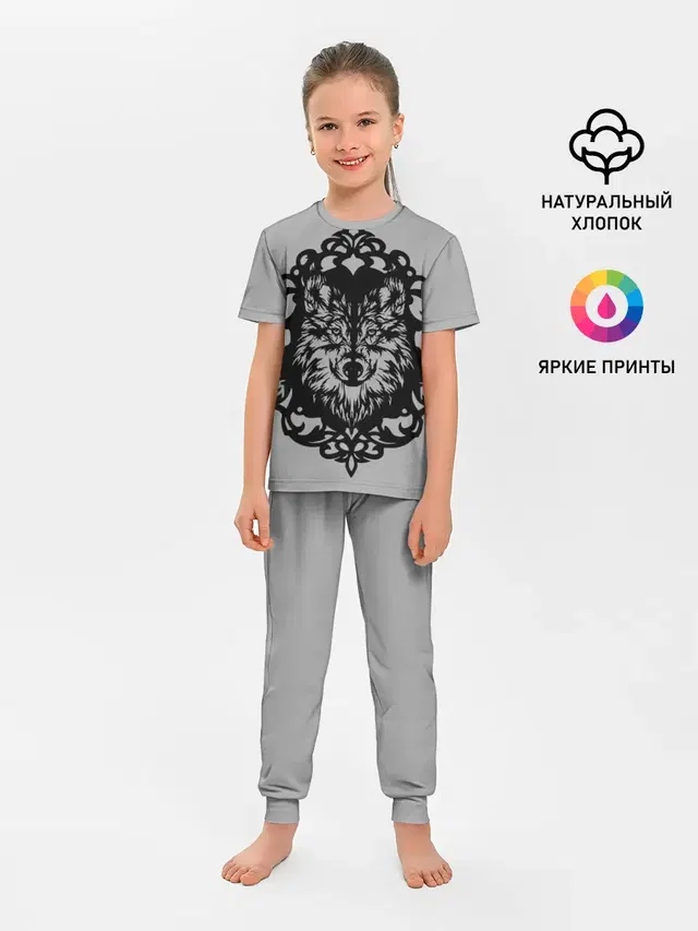 Детская пижама с брюками