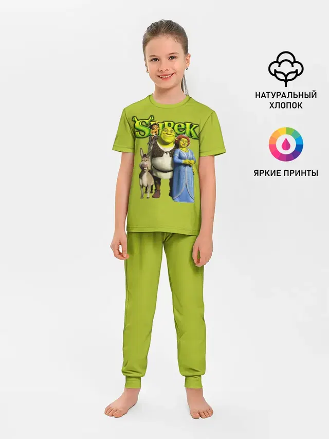 Детская пижама с брюками