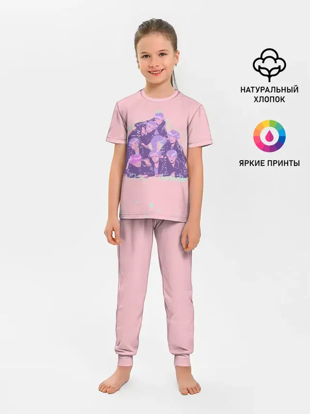 Детская пижама с брюками