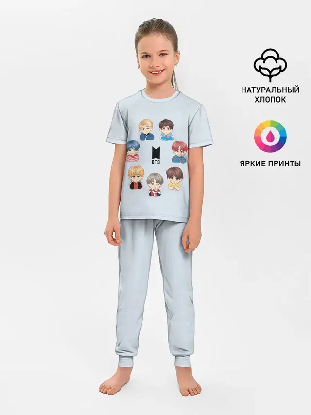 Детская пижама с брюками