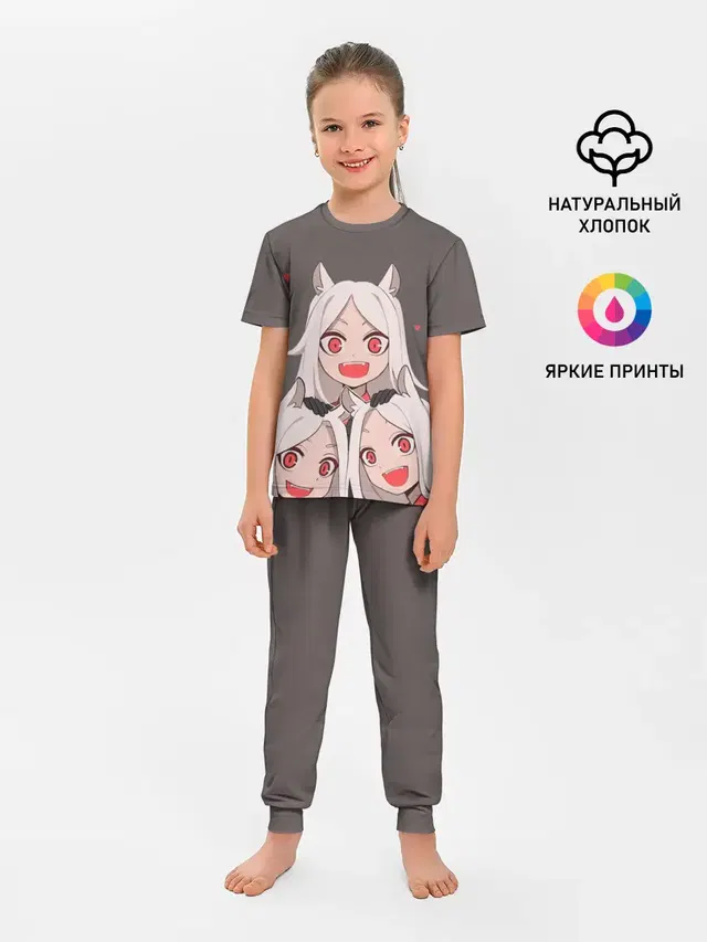 Детская пижама с брюками