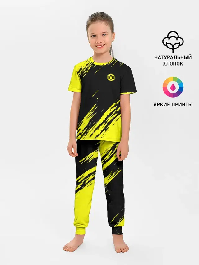 Детская пижама с брюками с принтом «Borussia — FC Borussia 2018 Original»