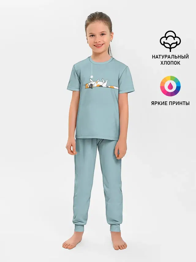 Детская пижама с брюками