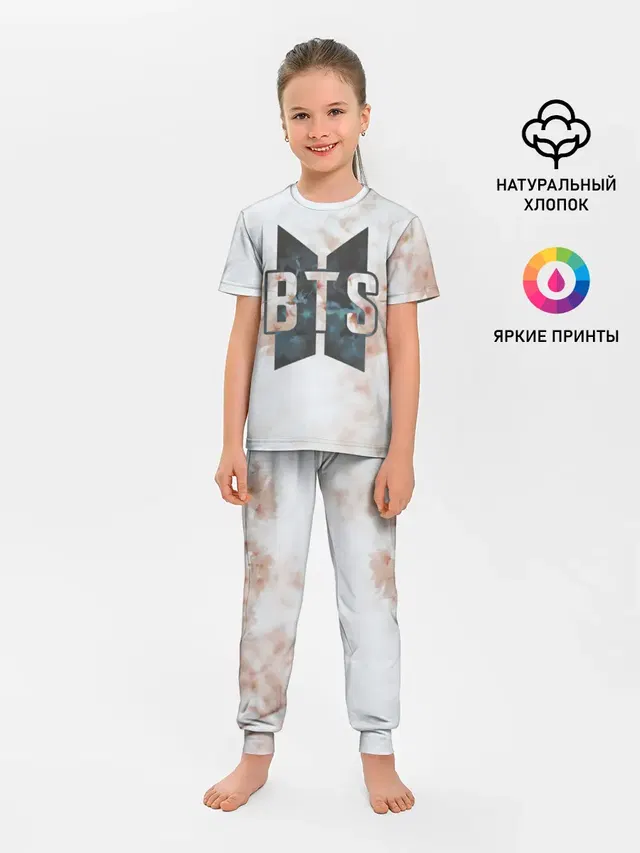 Детская пижама с брюками с принтом «BTS — BTS SAKURA»