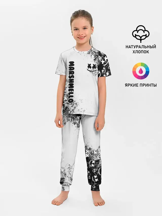 Детская пижама с брюками