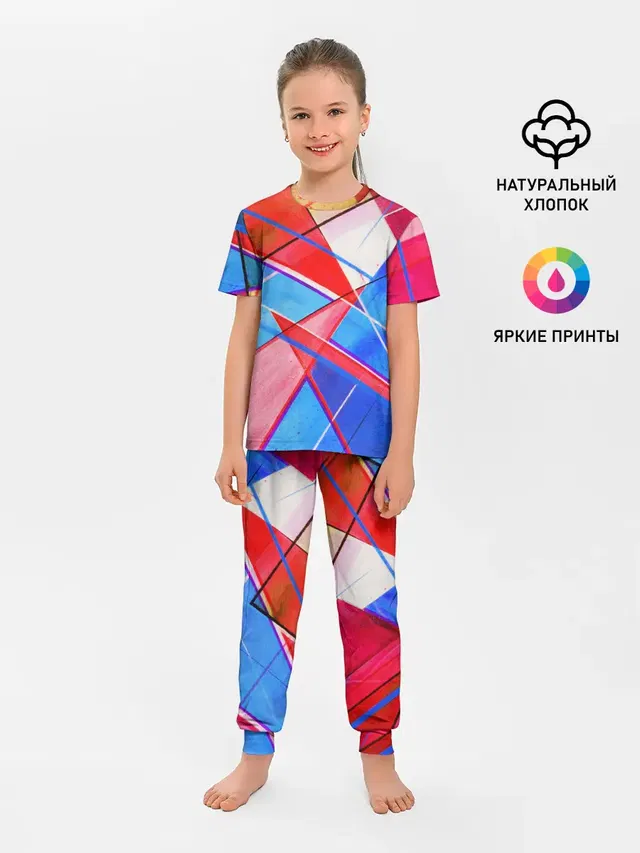 Детская пижама с брюками