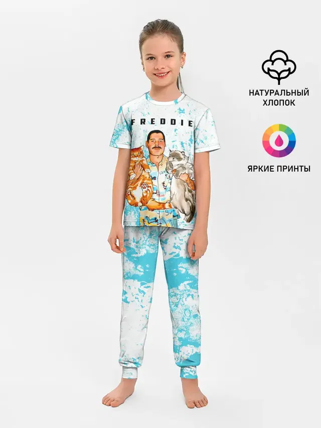 Детская пижама с брюками