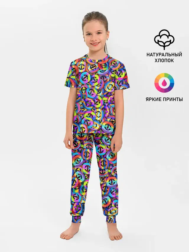 Детская пижама с брюками
