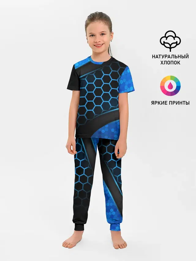 3D luxury blue 3Д СОТЫ и плиты