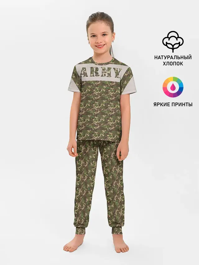 Детская пижама с брюками