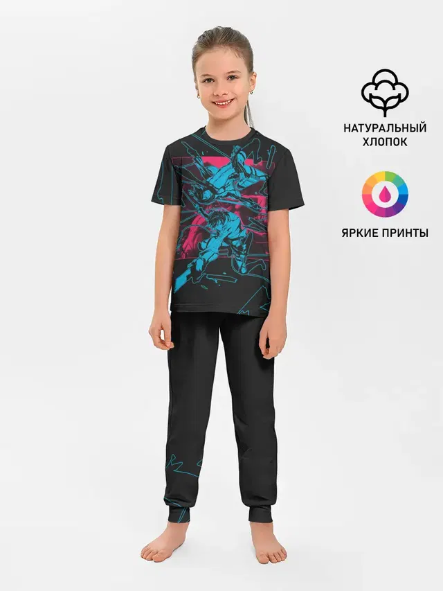 Детская пижама с брюками