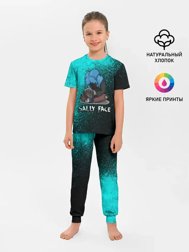 Детская пижама с брюками