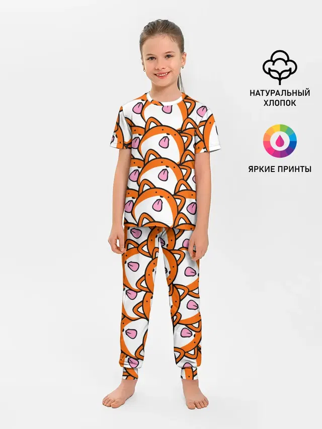 Детская пижама с брюками