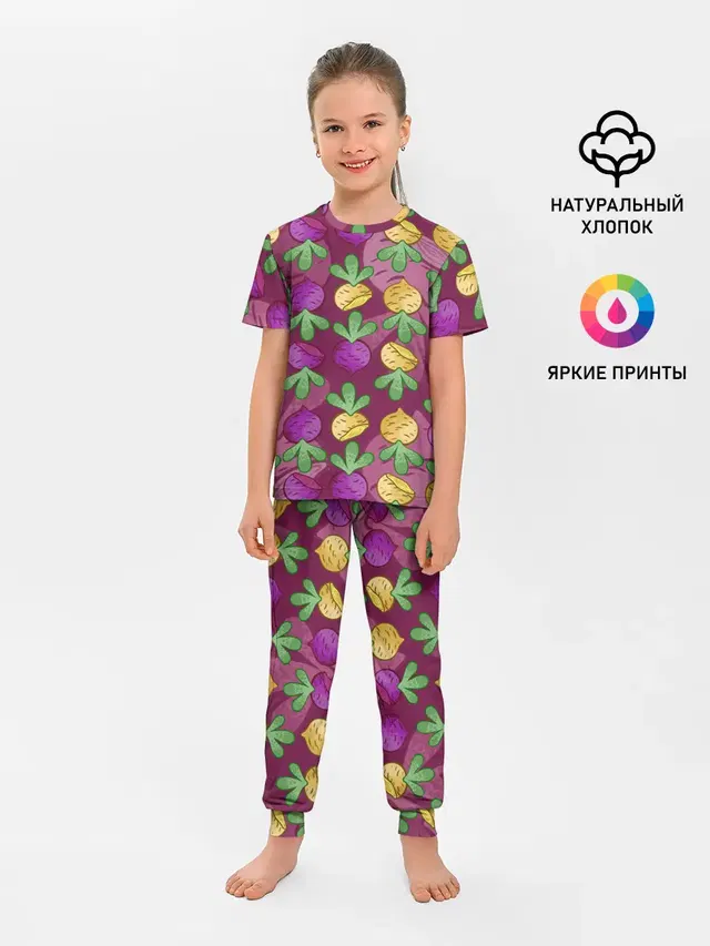 Детская пижама с брюками