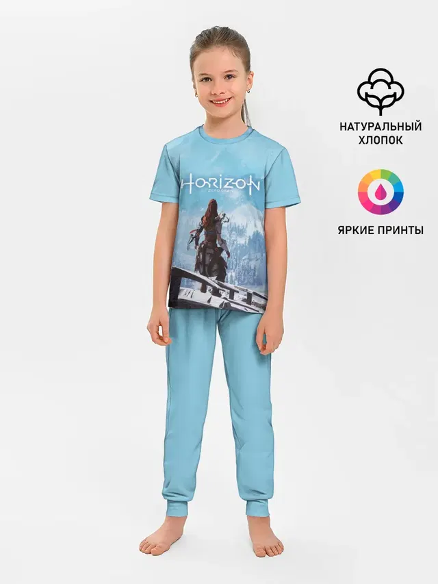 Детская пижама с брюками
