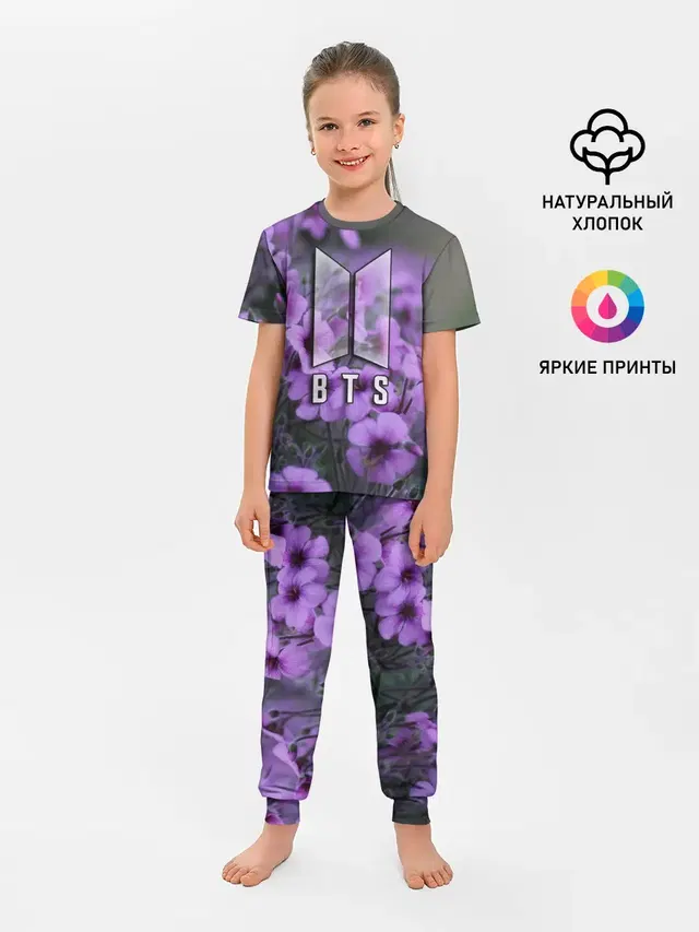 Детская пижама с брюками