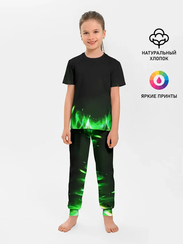 Детская пижама с брюками