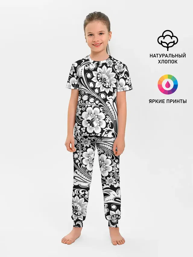 Хохлома чб