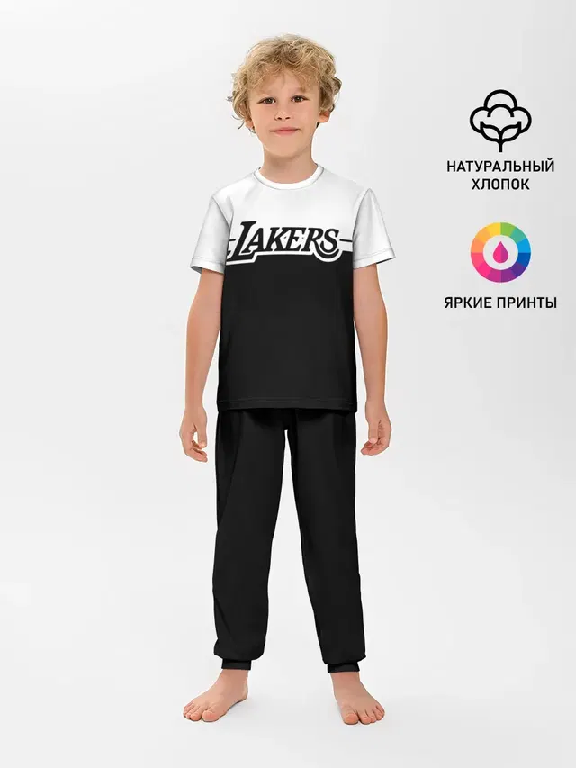 Детская пижама с брюками с принтом «Лейкерс — Kobe Bryant - Los Angeles Lakers.»