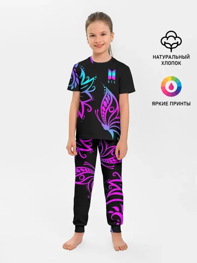 Детская пижама с брюками