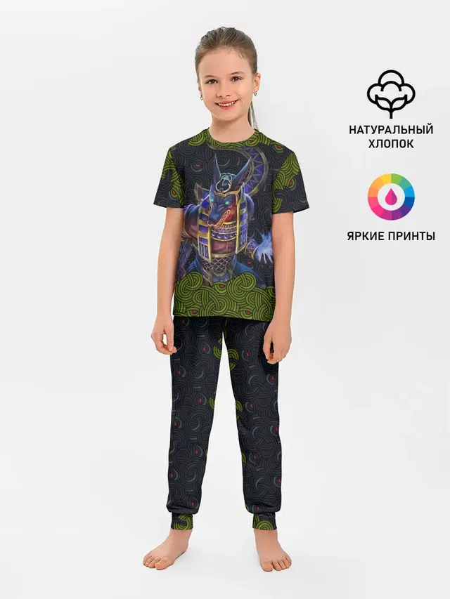Детская пижама с брюками