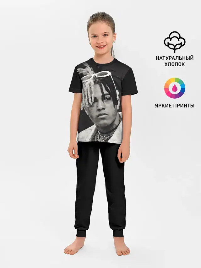 Детская пижама с брюками с принтом «XXXtentacion — XXXTENTANCION»