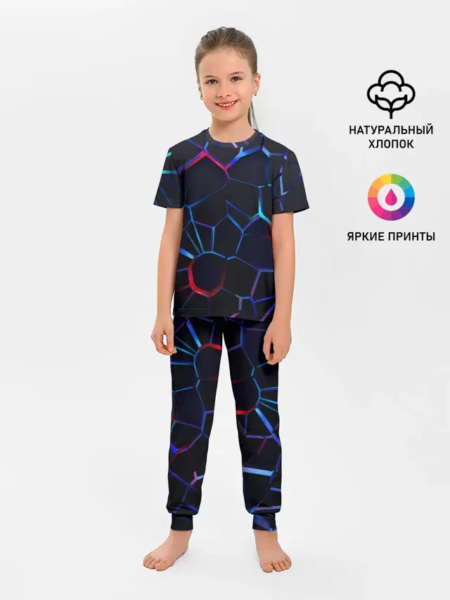 Детская пижама с брюками