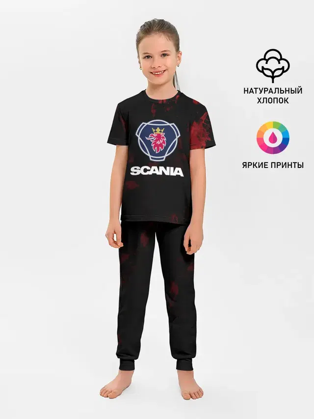 Детская пижама с брюками